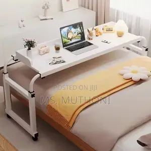 Adjustable Over Bed Desk Laptop/Breakfast Desk With