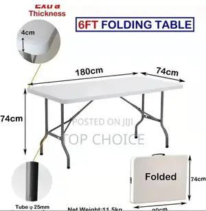 Foldable Plastic Table