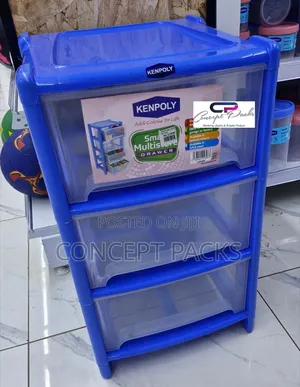 Kenpoly 3 Stack Drawer Blue