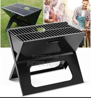 *Heavy Portable Barbecue Charcoal Grill