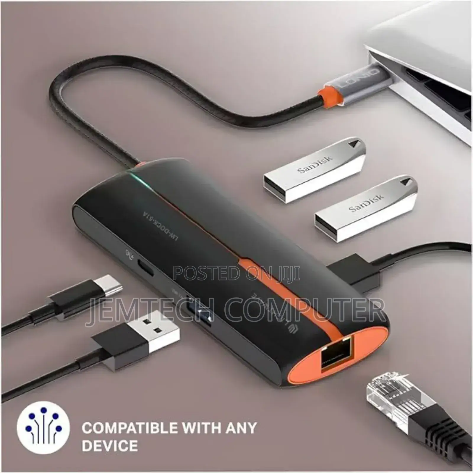 Lightwave (Lw-Dock-61a) Station 3 Usb C / Hdmi/Rj45