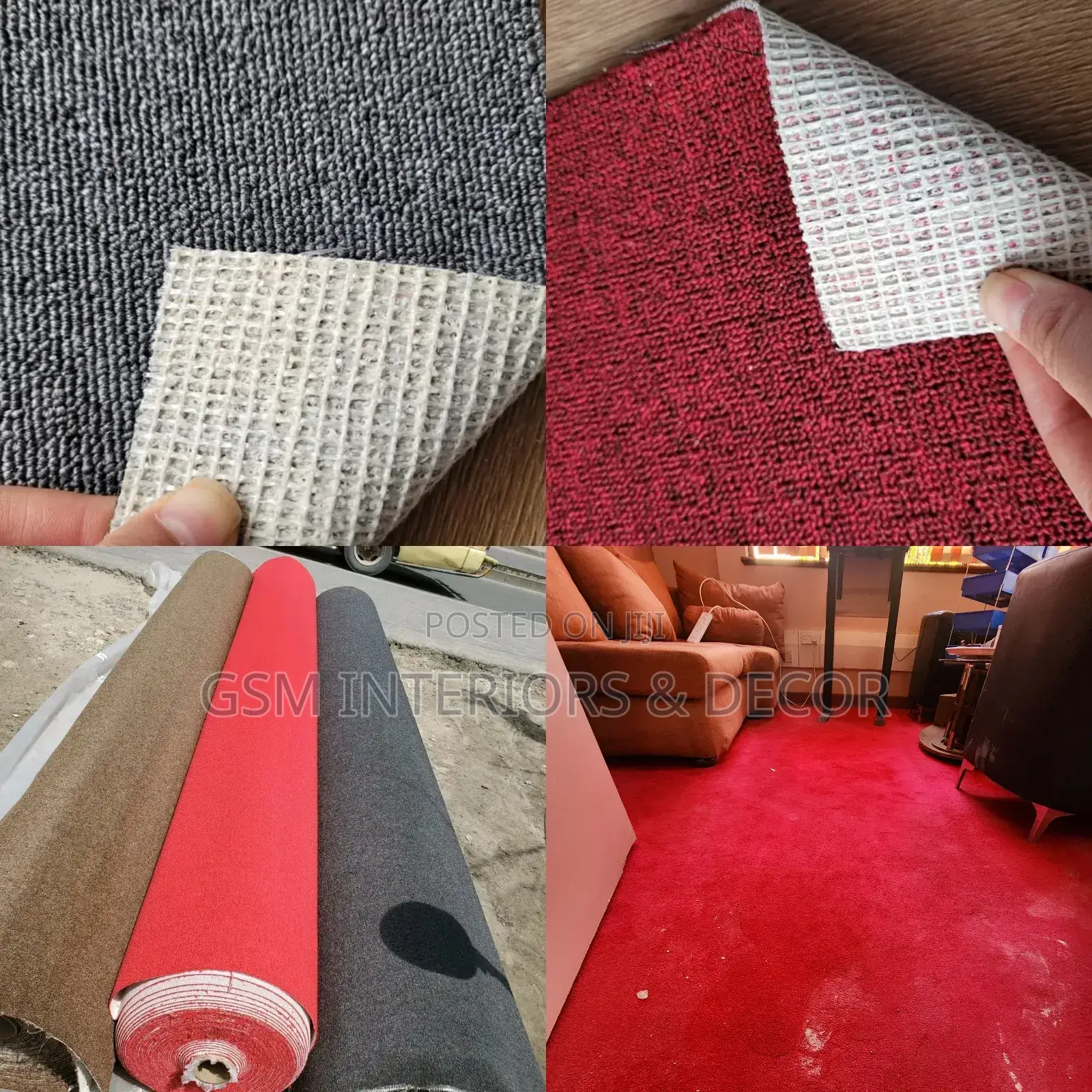 Plain Wall to Wall Carpets and Office Carpets