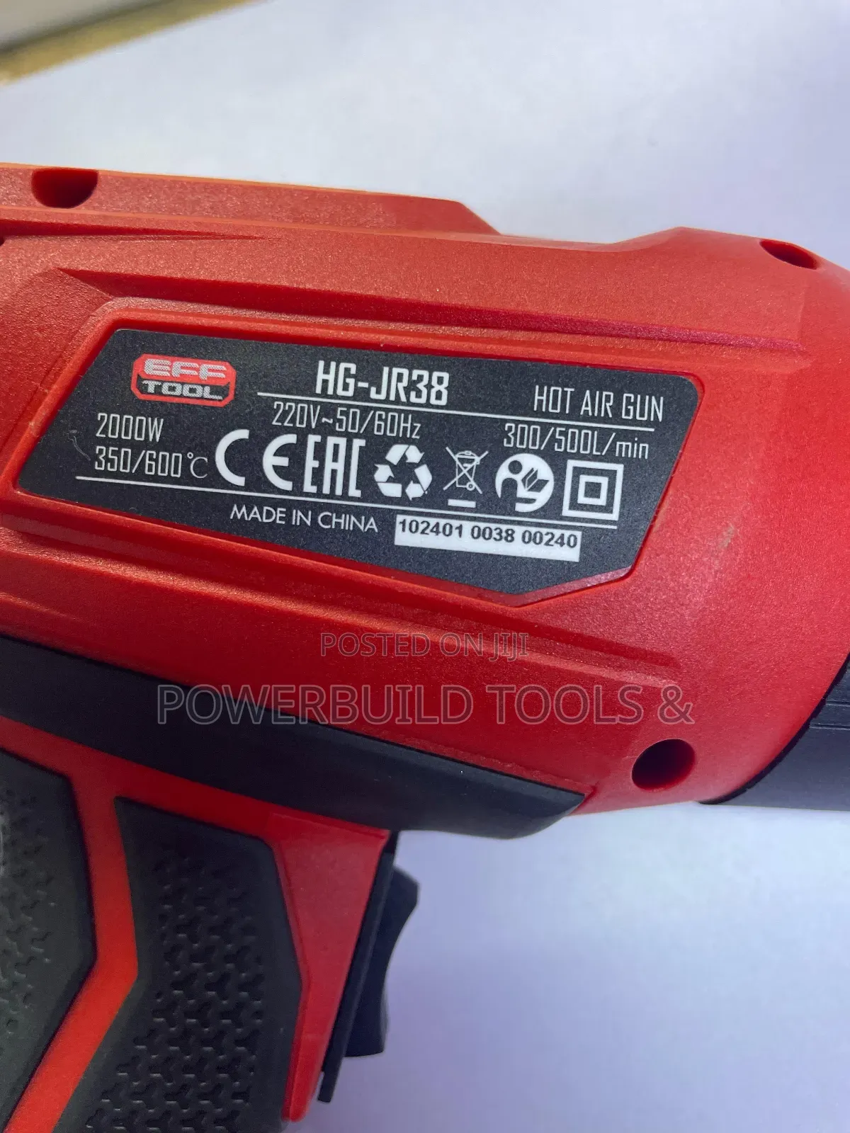 Hot Air Gun/ Heat Gun Quality 2000w