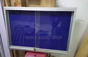 Glass Sliding Notice Board 3ftx4ft