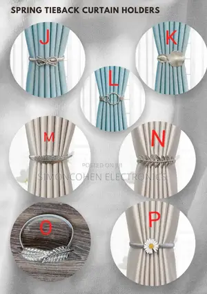Spring Curtain Holder