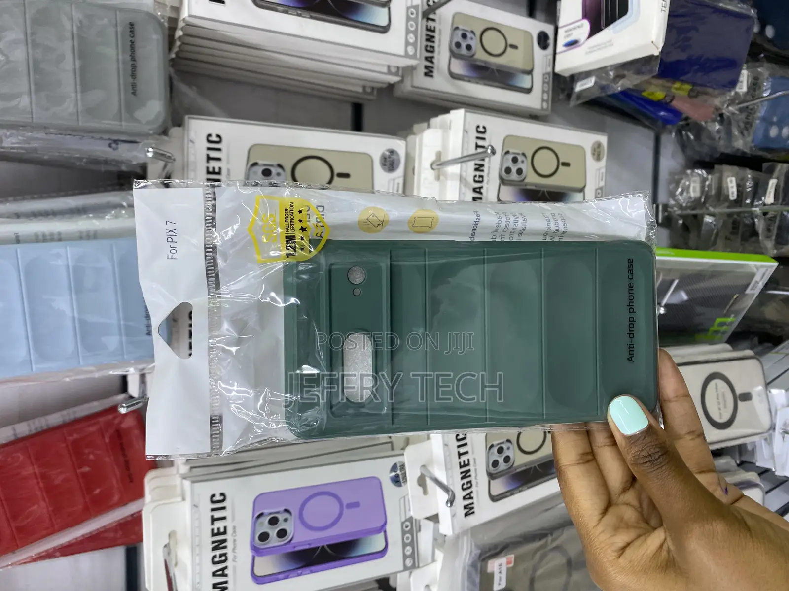 Foluu Google Pixel 7 Silicone Bumper Closed Camera Case