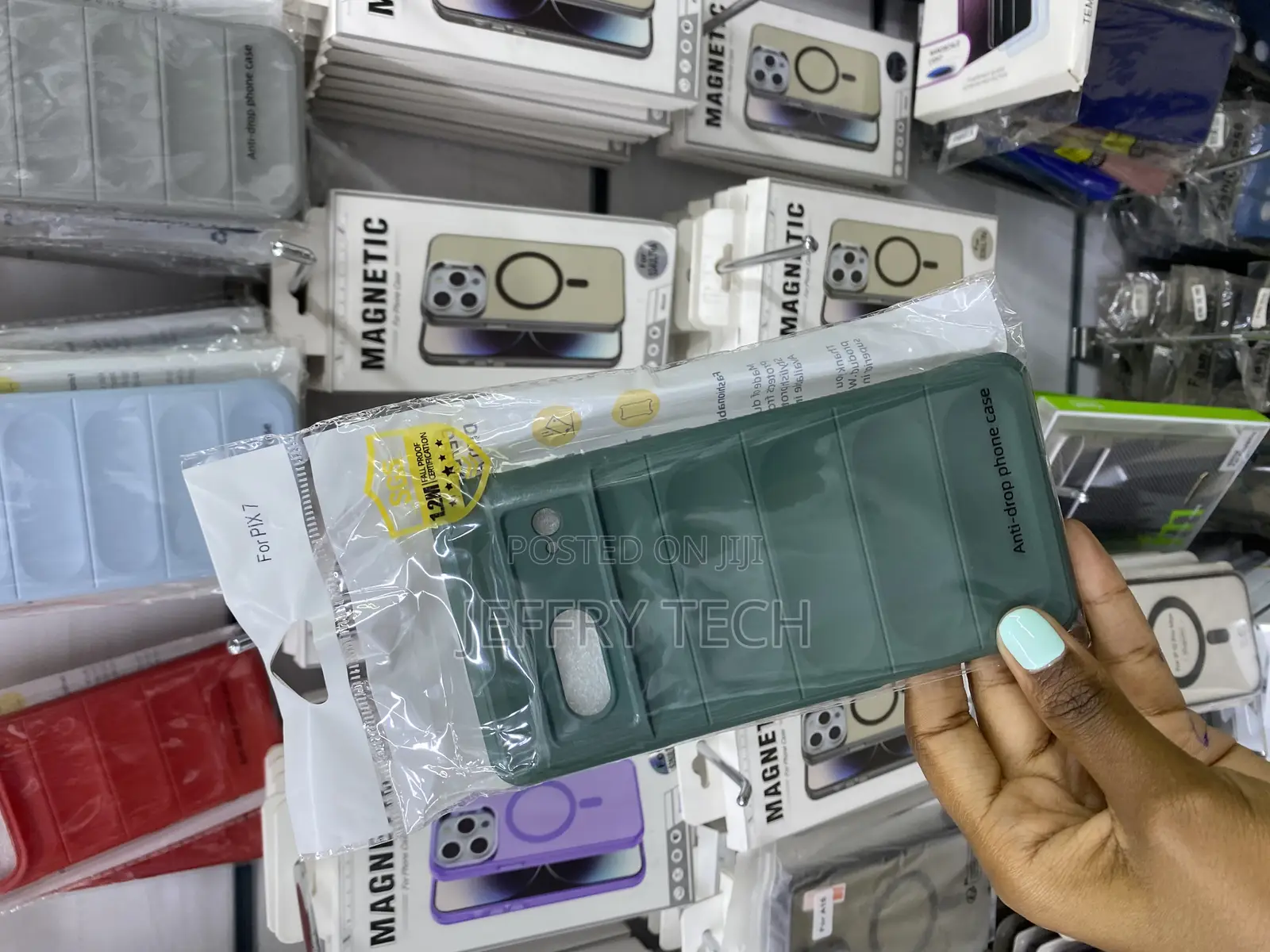 Foluu Google Pixel 7 Silicone Bumper Closed Camera Case