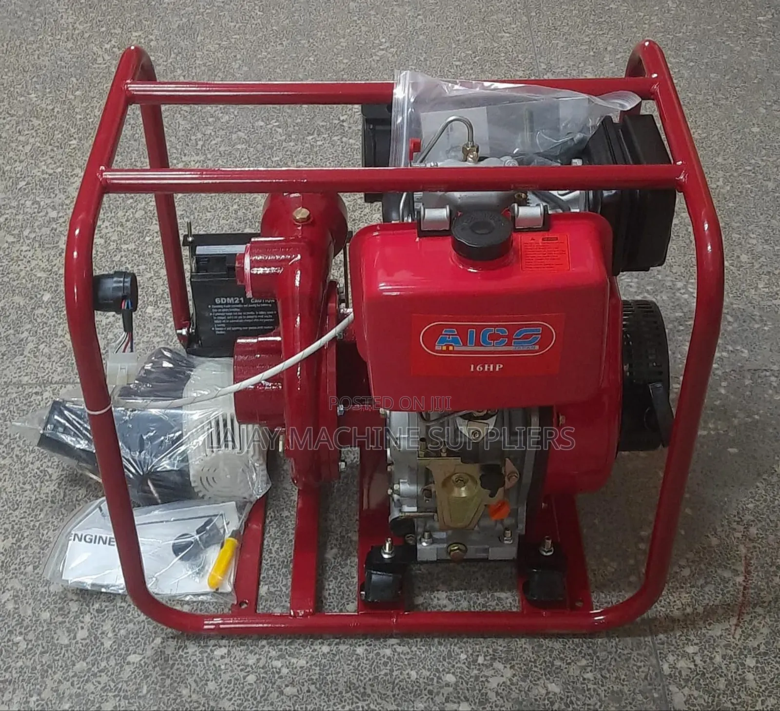 Aico Japan 16hp Engine Key Start With Battery