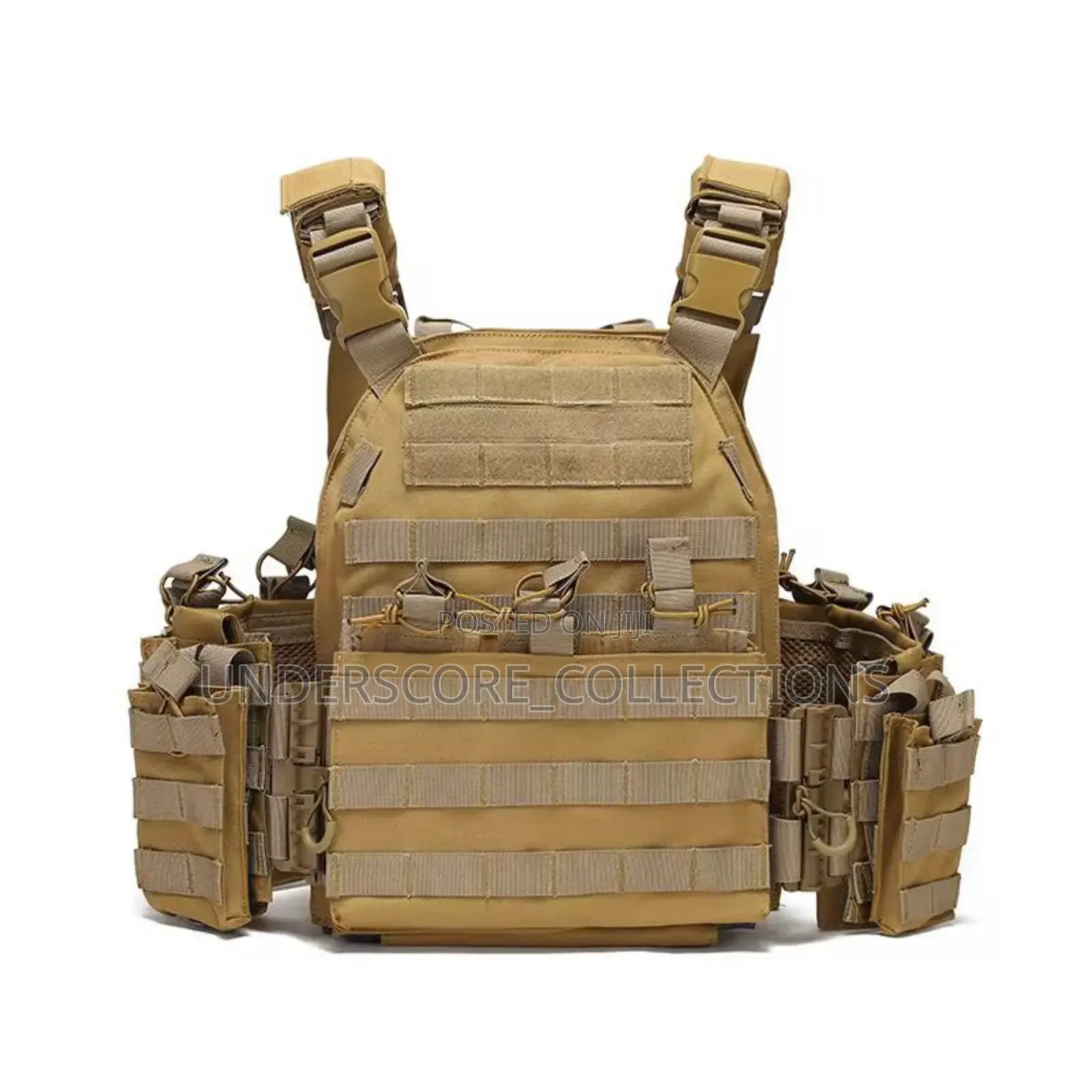 Military Beige Large Capacity Combatment Bag