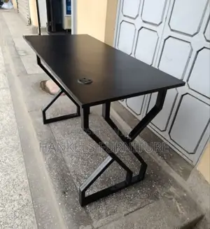 Black Metallic Study Desk(Gray)