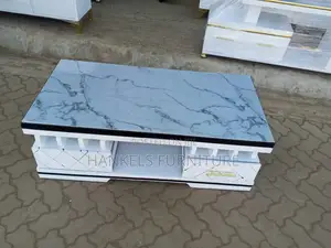 Whitish Marble Top Coffee Table