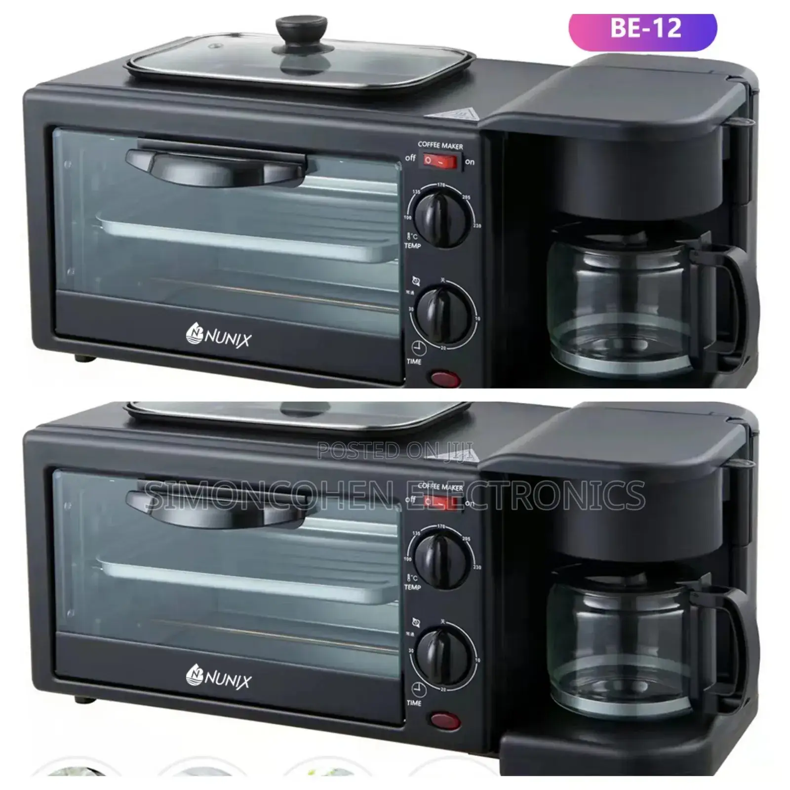Nunix 3 in 1 Breakfast Maker