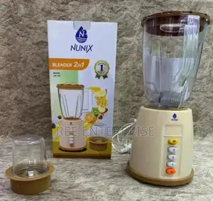 Nunix Ak-100 - 2 in 1 Blender With Grinding Machine - 1.5l