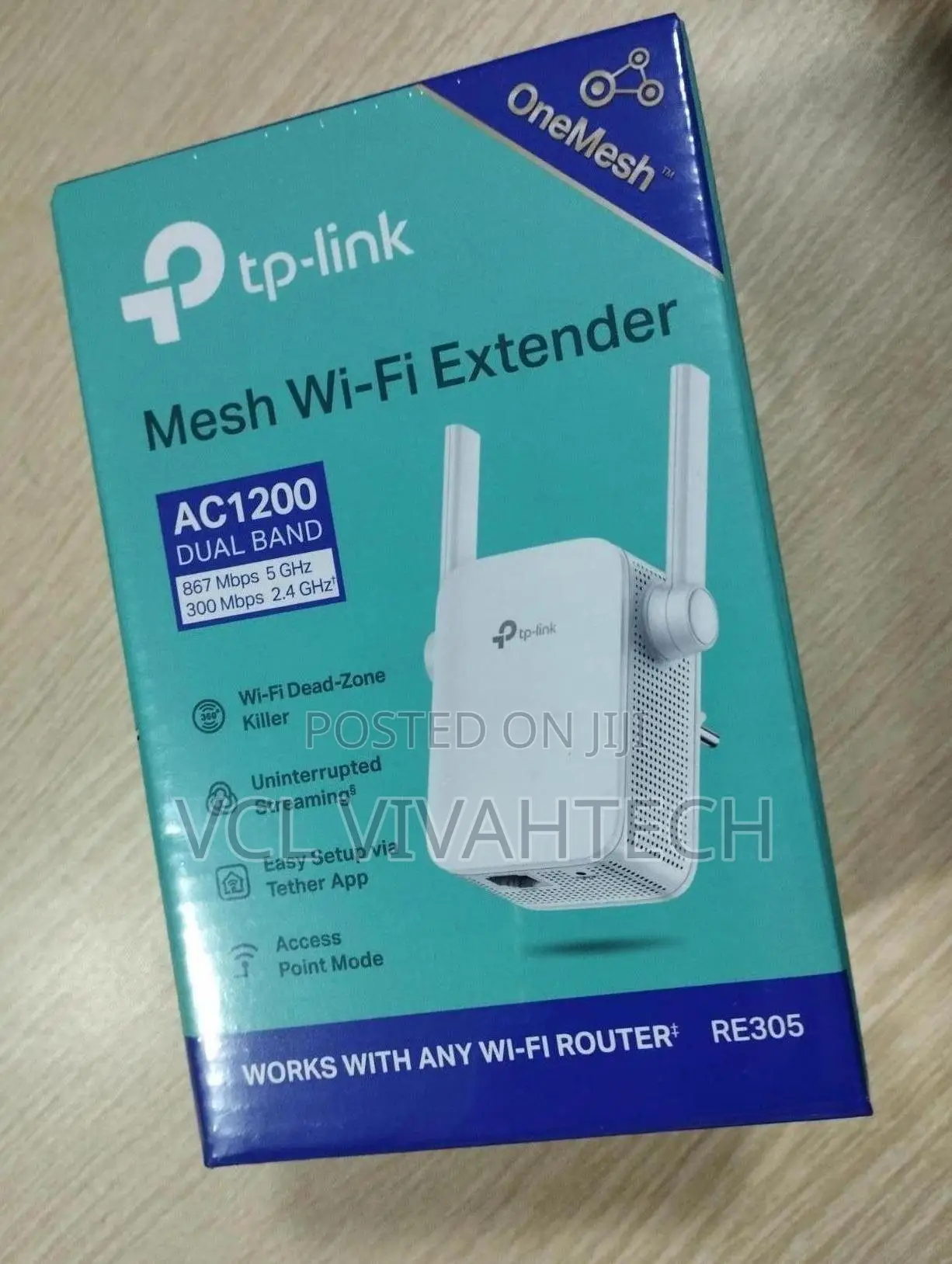 Tp-Link Ac1200 Wireless N Wall Plugged Range Extender