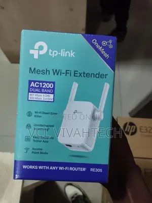 Tp-Link Ac1200 Wireless Wall Plugged Range Extender -Tl-Re30