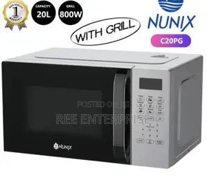 New Nunix 20l Digital Electric Microwave Oven and Grill