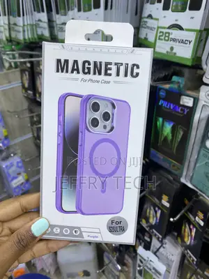 Dteck for Galaxy S25 Ultra Magsafe Clear Purple Hard Case