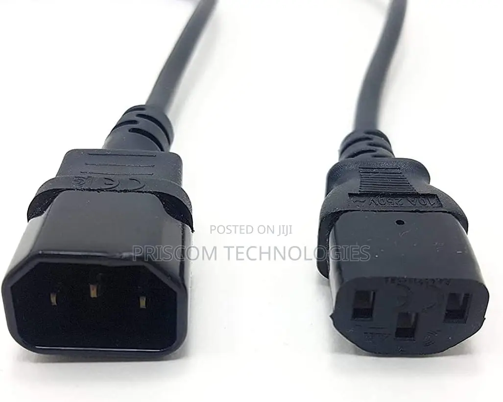 Back to Back Power Cable for Monitor - Desktop Pc