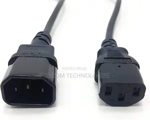 Back to Back Power Cable for Monitor - Desktop Pc