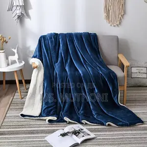 High Quality Double Layer Sherpa Throw Blanket*