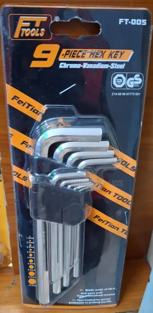 9 Piece Allen Key Set