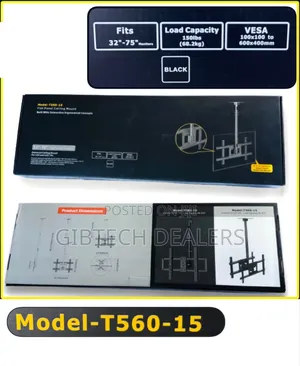 Tv Mount Ceiling Bracket for 32-75 Inches