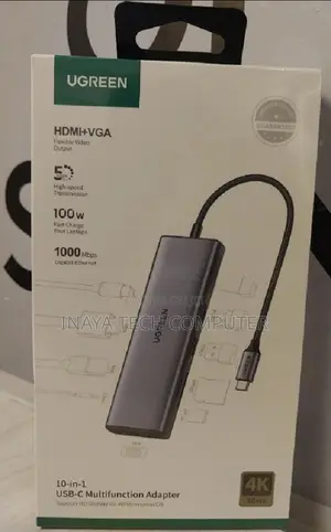 Ugreen 10-in-1 Usb-C Multifunction Adapte--Cm639