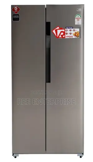 Ramtons Rf/319- 430 Liters Side by Side Led No Frost Fridge