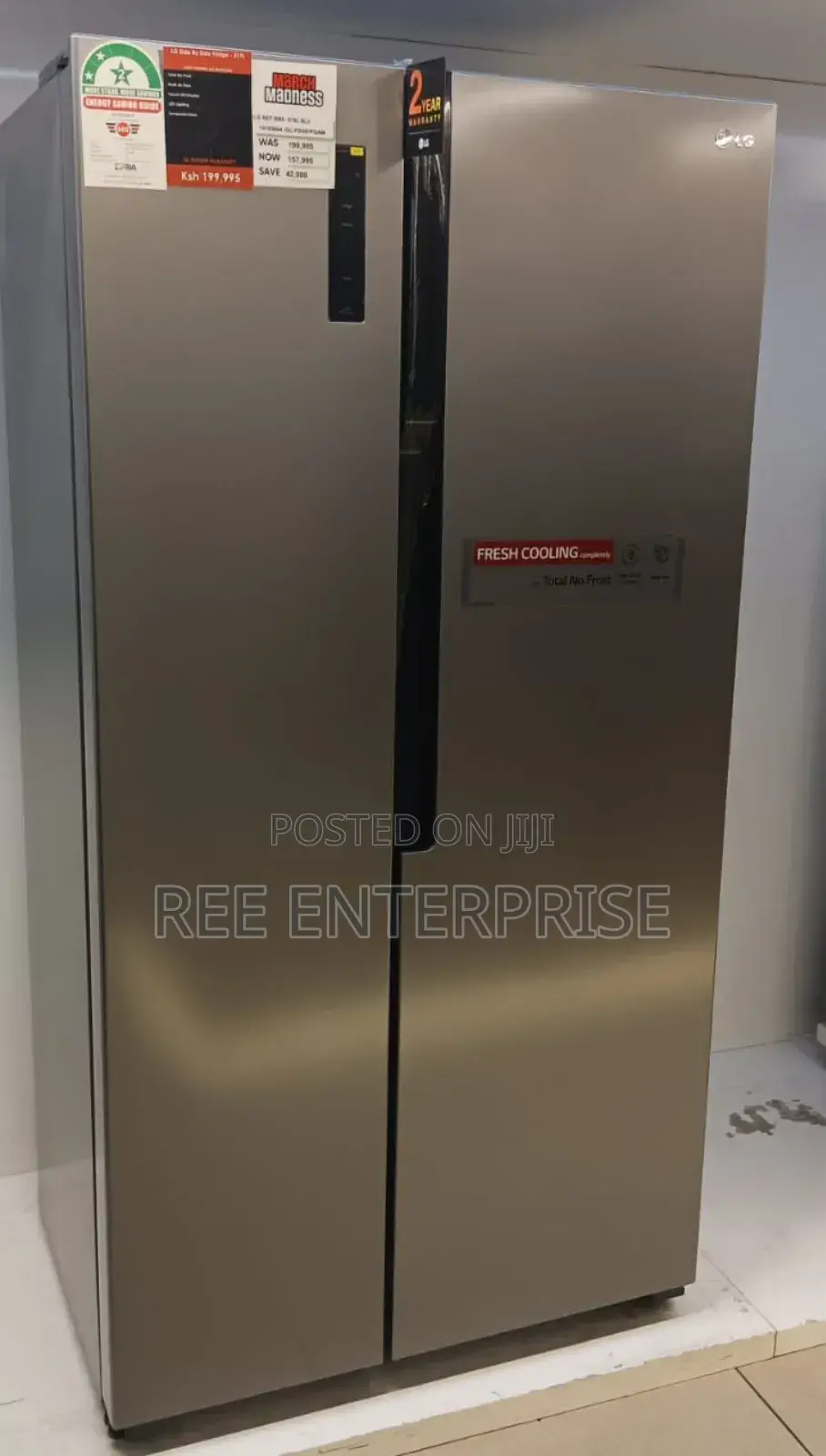 519 Litres Lg Side by Side Refrigerator