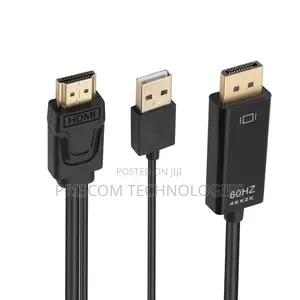 Hd Hdmi Male to Displayport Male Adapter Cable