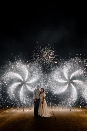 Spining Fireworks for Birthday and Wedding Celebrations