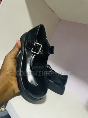 Quality Girls Wetlook School Shoes 21-31