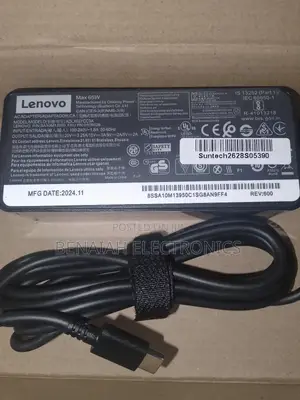 Laptop Lenovo Adapter/Charger 65 Watts Type C, Long Cable
