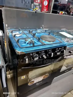 Roch Standing Cooker 60×60 Cm 3 Gas+1 Electric Hot Plate