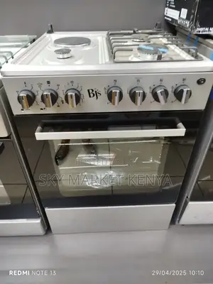 BJS Standing Cooker 60×60 Cm 3 Gas +1 Electric