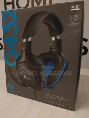 Logitech G432 Gaming Headset With Microphone - Black