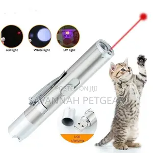 3-in-1 Rechargeable Cat Laser Toy Red Dot Torch, Flashlight