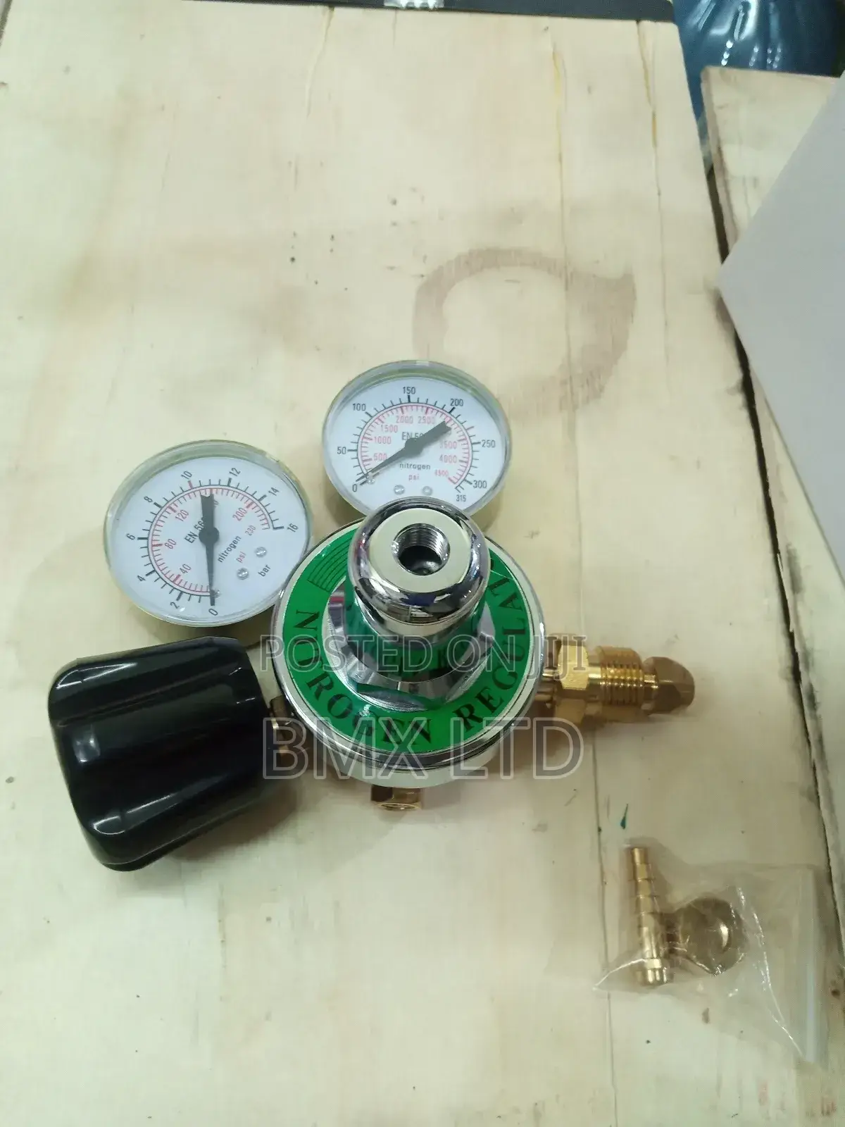 Nitrogen Regulator High Pressure Gauge