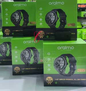 Oraimo Watch 5r 1.43” Amoled Ip68 Smart Watch/Amoled Screen