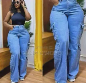 Designer Mom/Cargo Jeans Pants