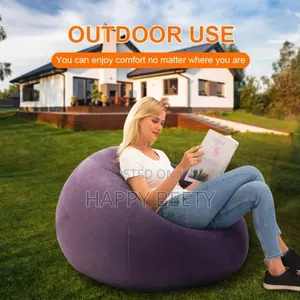 Inflatable Beanbag With Free Manual Pump