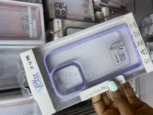 Mekanik iPhone 14 Pro New Skin Camera Ring Clear Case-Purple