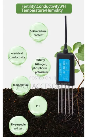 Soil Testing Lab Sensor 7  In 1 Npk,Humidity, Temperature,
