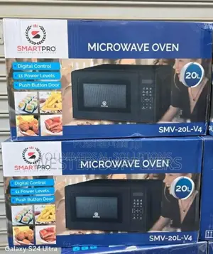20 Litres Smart Pro Digital Black Microwave
