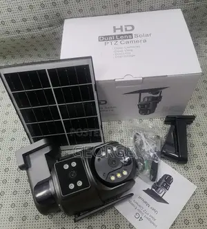 Long Service Box Sd320 4g Duallens Outdoor PTZ Solar Camera
