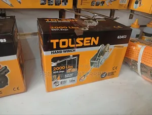 Tolsen,Hand Winch(Industrial),62453,2000lbs