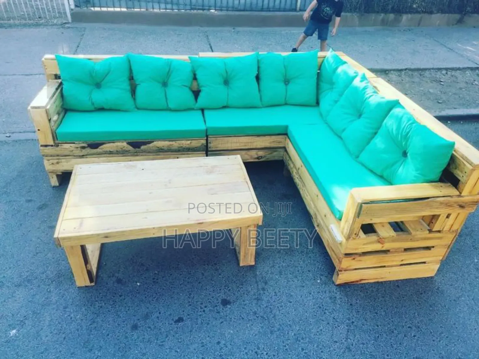 Bluish Customized Pallet Cushions