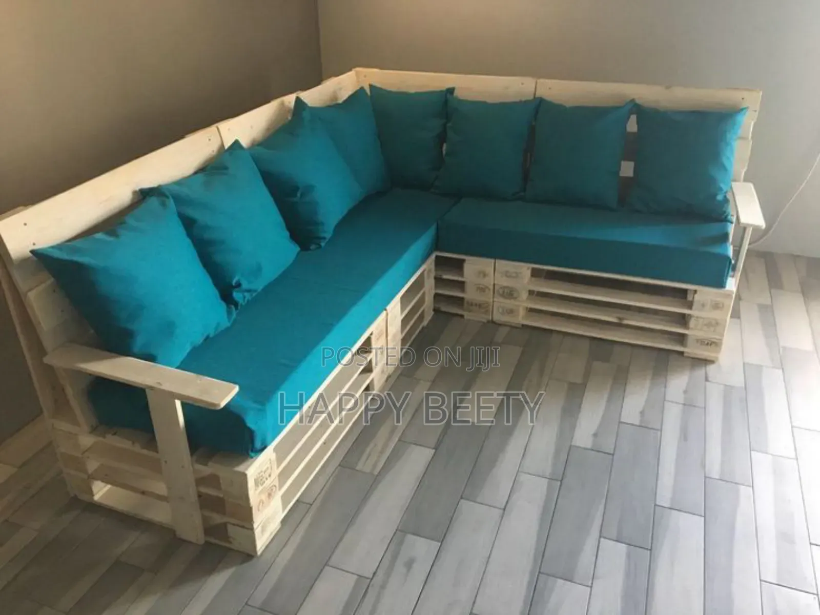 Bluish Customized Pallet Cushions