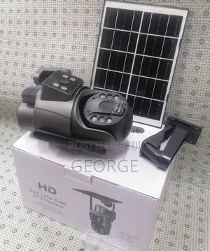 At Brand New Ubox Sd320 4g Duallens Outdoor PTZ Solar Camera