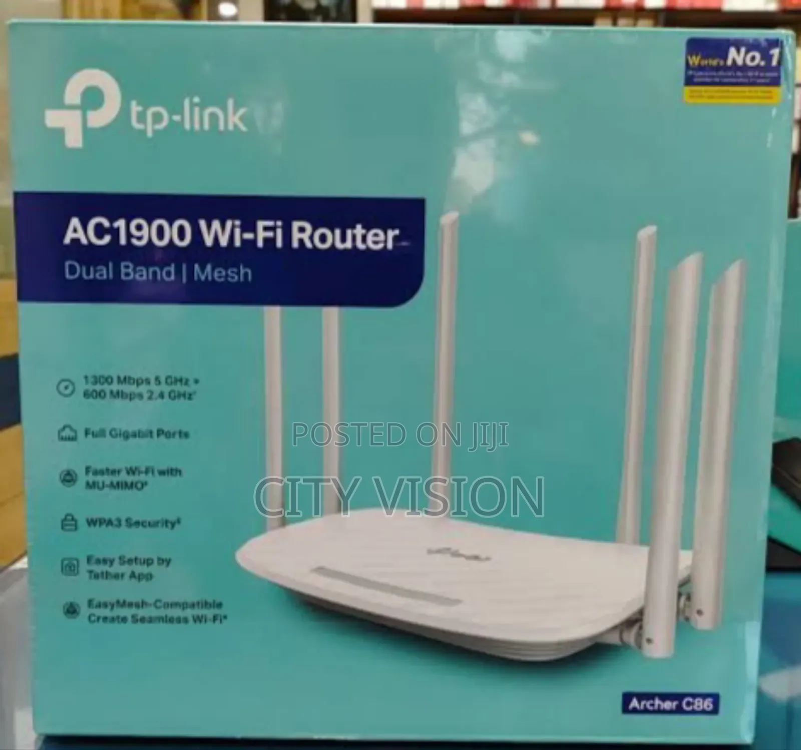 Tp-Link Ac1900 Wireless Mu-Mimo Wi-Fi Router - Tl-Archer C86